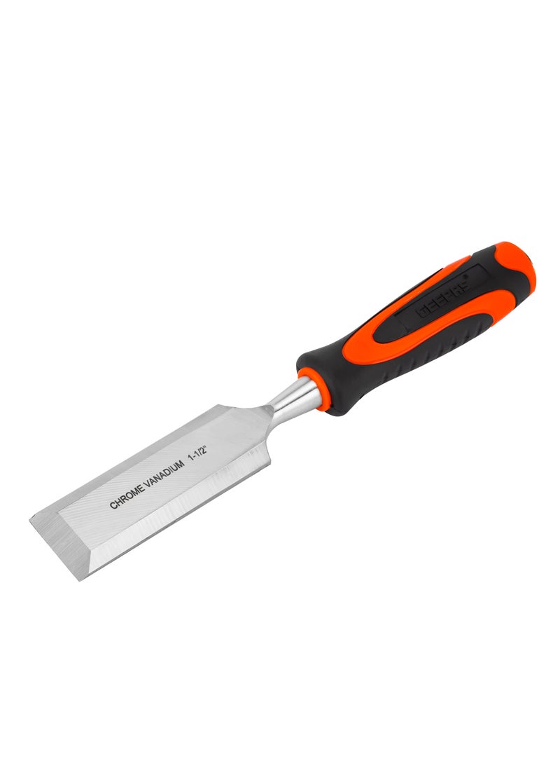 GEEPAS Geepas Toolz 1-1/2" Wood Chisel- GT59357, High-Quality Cr-V Construction, Induction Hardened, Equipped with TPR Handle, Light-Weight and Durable, Ideal for DIY, Home Improvement  - Image 3