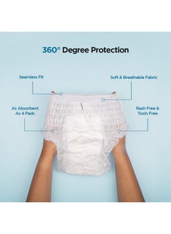 Pee Safe Disposable Period Panties For Women Leak Proof | L-Xl | Pack Of 4 | 360° Protection | Overnight Comfort | Rash & Toxin Free | No Leakage | Seamless Fit | Period Panty For Heavy Flow White - pzsku/ZF289635F258D6B722654Z/45/_/1735567235/e08b6507-ecd4-47c1-afc6-63decb88e033