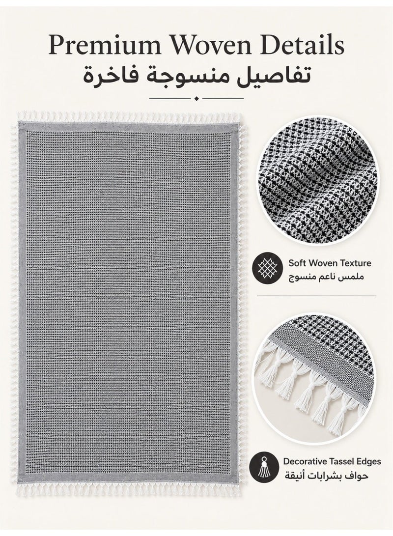Extra large picnic blanket | Outdoor use | Suitable for 4-6 adults | Thickened cotton and linen, sandproof and moisture-proof | Machine washable portable outdoor mat | Camping | Lawn | Park, etc. | Cute and creative couple gifts | Wedding registration gift | Suitable for camping | Park | Beach | 90 cm × 180 cm - Image 3