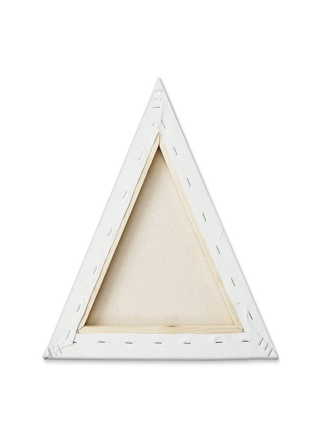 EASCAN ART Painting Drawing and Sketch Accessories Pre Stretched Triangle Shape Painting Canvas Frame Set of 2 (Size:9") - Image 2