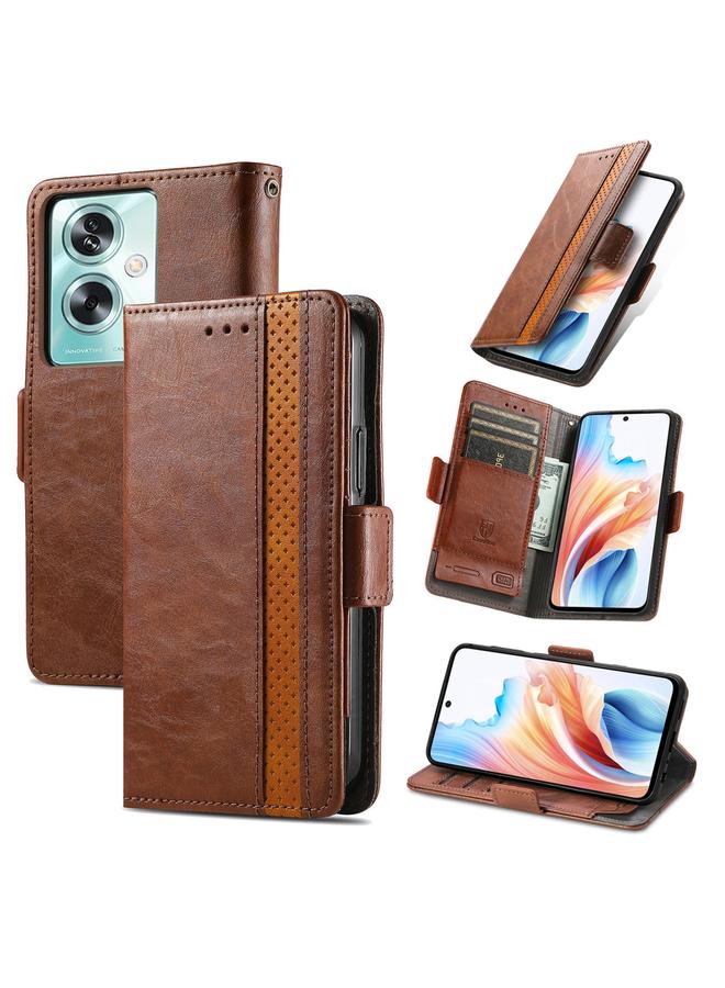 اس-توب جراب لهاتف OPPO A79 5G / A2 5G CaseNeo Splicing جراب هاتف جلدي مزدوج مغناطيسي - Image 1