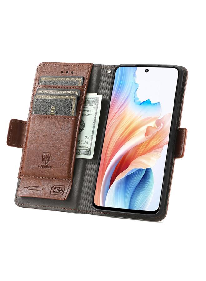 اس-توب جراب لهاتف OPPO A79 5G / A2 5G CaseNeo Splicing جراب هاتف جلدي مزدوج مغناطيسي - Image 3