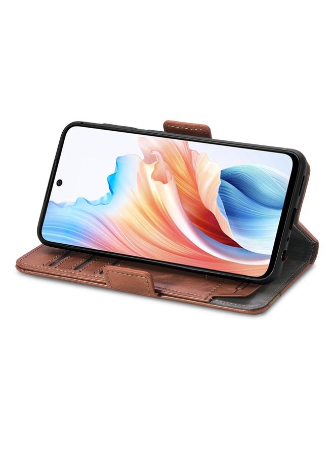 اس-توب جراب لهاتف OPPO A79 5G / A2 5G CaseNeo Splicing جراب هاتف جلدي مزدوج مغناطيسي - Image 5