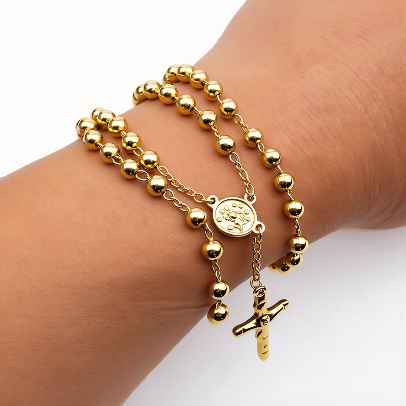 Catholic Rosary for Beginner Senior Male Female New Believer 6mm Beads All Colors - Image 5