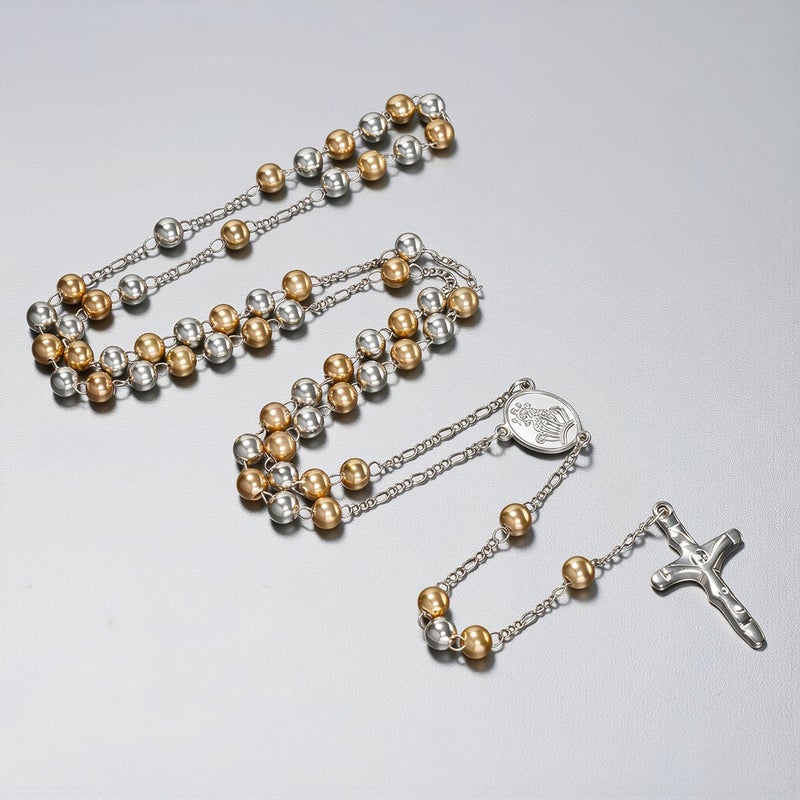 Catholic Rosary for Beginner Senior Male Female New Believer 6mm Beads All Colors - Image 3