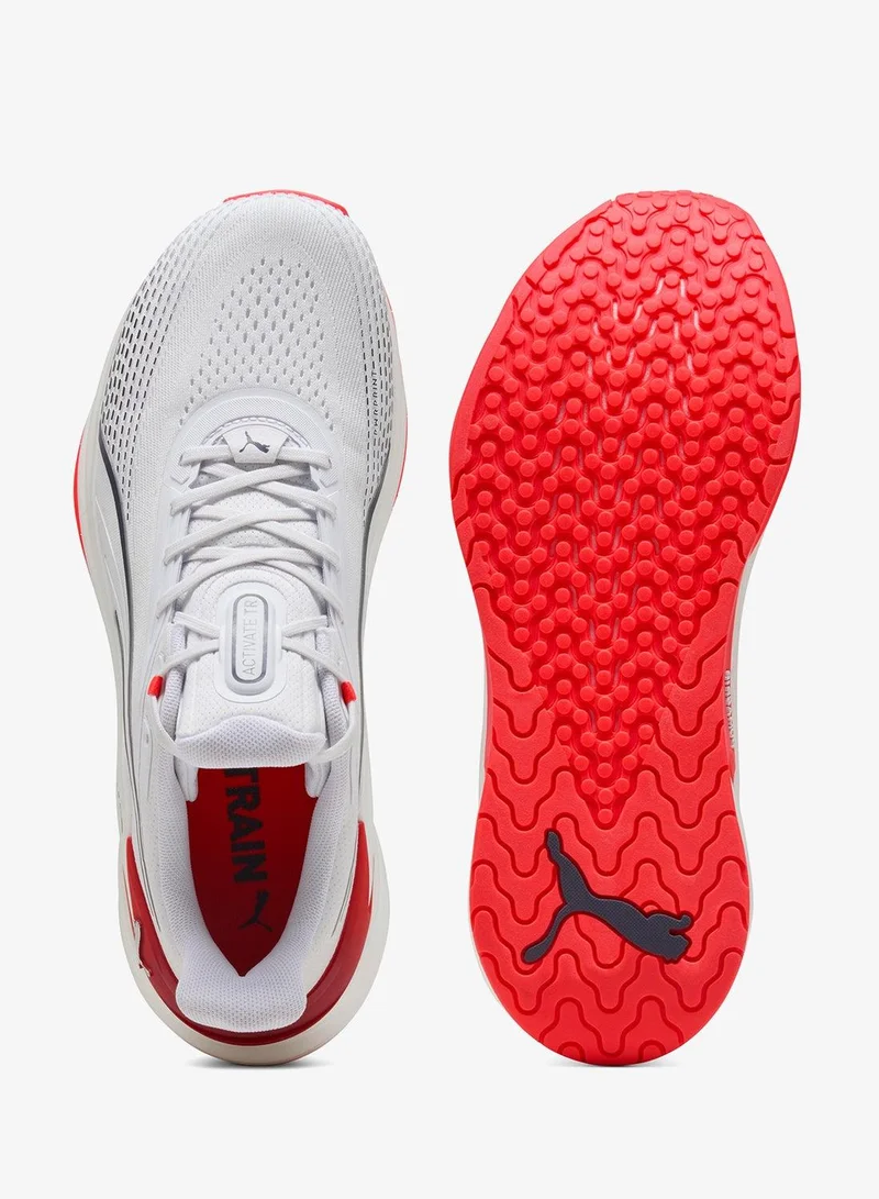 Puma PUMA White-Ultra Red-Inky Depths Activate Nitro Tr for Men | Best Price UAE