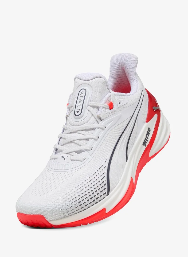 Puma PUMA White-Ultra Red-Inky Depths Activate Nitro Tr for Men | Best Price UAE
