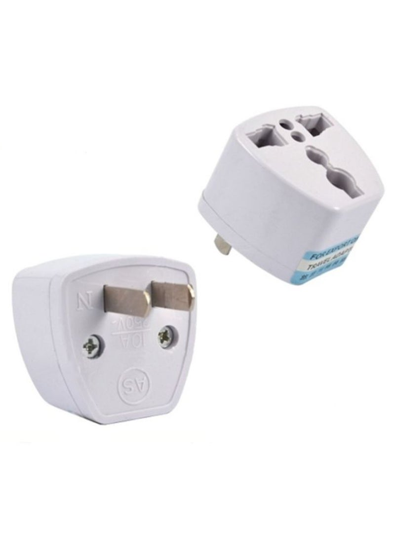 2 Pieces Type-A India to US Converter India to USA Universal Travel Adapter for Canada, Mexico, Brazil, Philippines, Cuba, Thailand, Taiwan, Japan - Image 1
