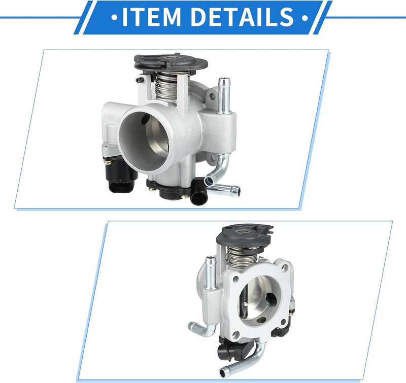 VekAuto Throttle Body Assembly for Chevrolet Aveo 1.6L L4 - Gas 2004-2005, 53.5mm Aluminum Alloy - Image 5