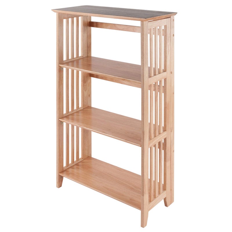 Winsome Mission Beech Wood 4Tier Shelf Natural