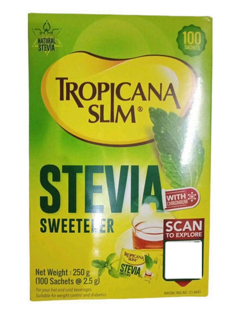 Stevia Sweetner Powder 100 Sachets - pzsku/ZF28989754A5FB69E1A8CZ/45/_/1711751560/a7028898-a9dd-49e2-be44-2fca16b22e59