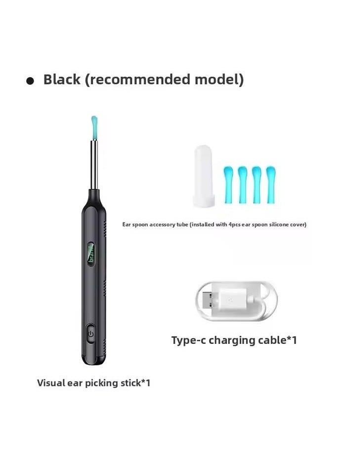 Smart HD Visual Ear Pick with LED Light, Electric Ear Cleaner for Household Use, Safe & Easy Ear Wax Removal - Image 3