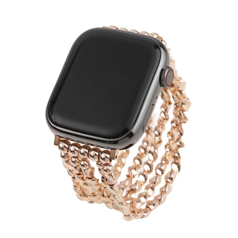 سوار ساعة ذكية سوار راتنج متوافق مع Apple Watch بملاءمة قابلة للتعديل وحزام بديل للاستخدام اليومي باللون أبيض قابل للتعديل باللون الأبيض - Image 4