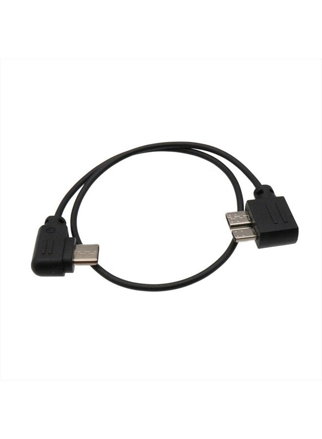 LingoFoto كابل تحكم كاميرا USB 3.0 إلى Type-C USB-C لجهاز ZHIYUN Crane 3 LAB و Canon EOSR RP و Nikon Z6 Z7 و Panasonic GH5 GH5S و BMPCC 4K/ Z CAM E2 - Image 1