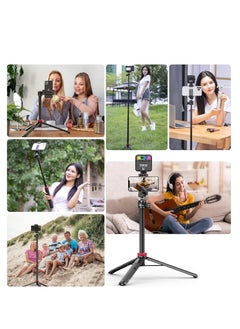 Ulanzi ULANZI MT 44 Portable Tripod Handheld w Ball Head Extendable Phone Camera Tripod W Cold Shoe Travel Compact Lightweight Tripod For iPhone Smartphone Sony Canon Nikon Small Cameras  - Image 2