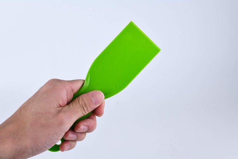 ZYOUNG 5 Pcs Putty Knife, Large Size Pack, Flexible Plastic Paint Scraper Tool for Spackling, Wallpaper Scraper Plastic, Spatula Scraper, Spackle Tools - Image 5
