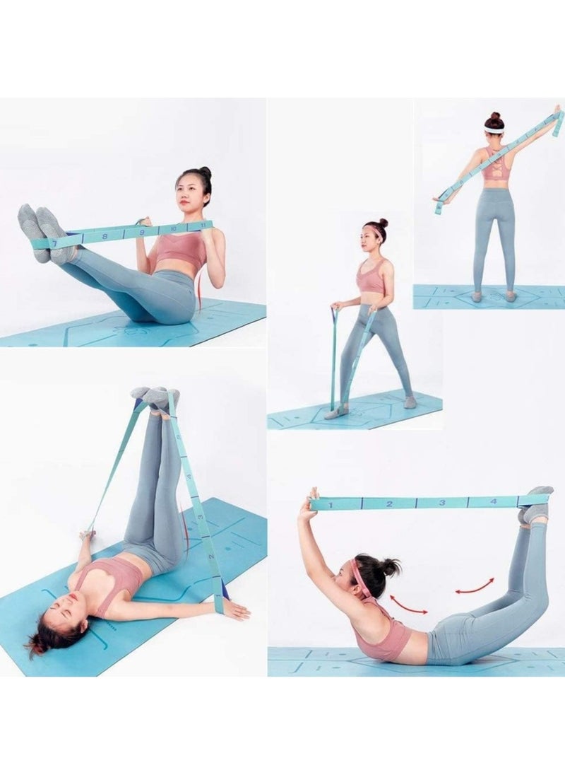 Oasisgalore Elastic Stretch Strap with 11 Adjustable Loops for Yoga, Pilates & Therapy  - Image 4