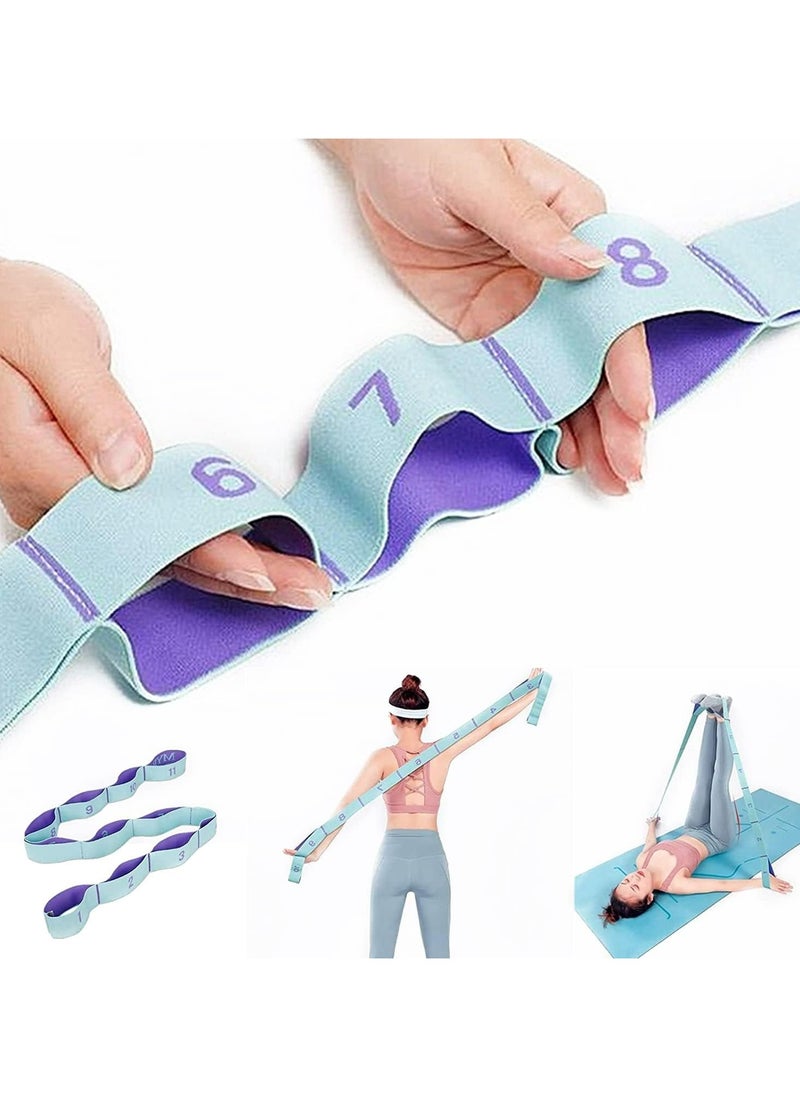 Oasisgalore Elastic Stretch Strap with 11 Adjustable Loops for Yoga, Pilates & Therapy  - Image 3
