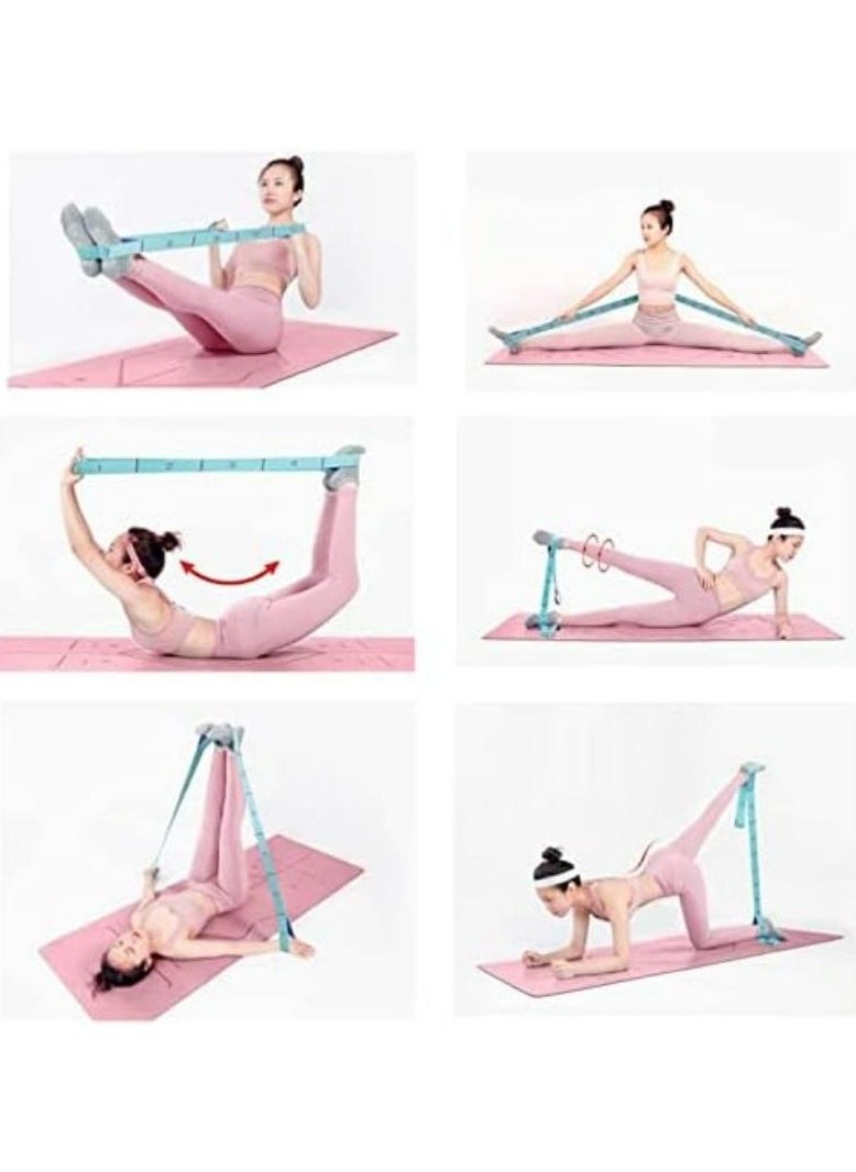 Oasisgalore Elastic Stretch Strap with 11 Adjustable Loops for Yoga, Pilates & Therapy  - Image 5