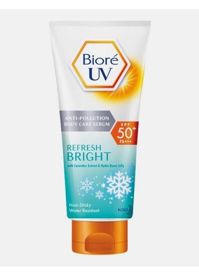 Biore Uv Body Serum Anti-Pollution Refresh Bright Spf50 150Ml