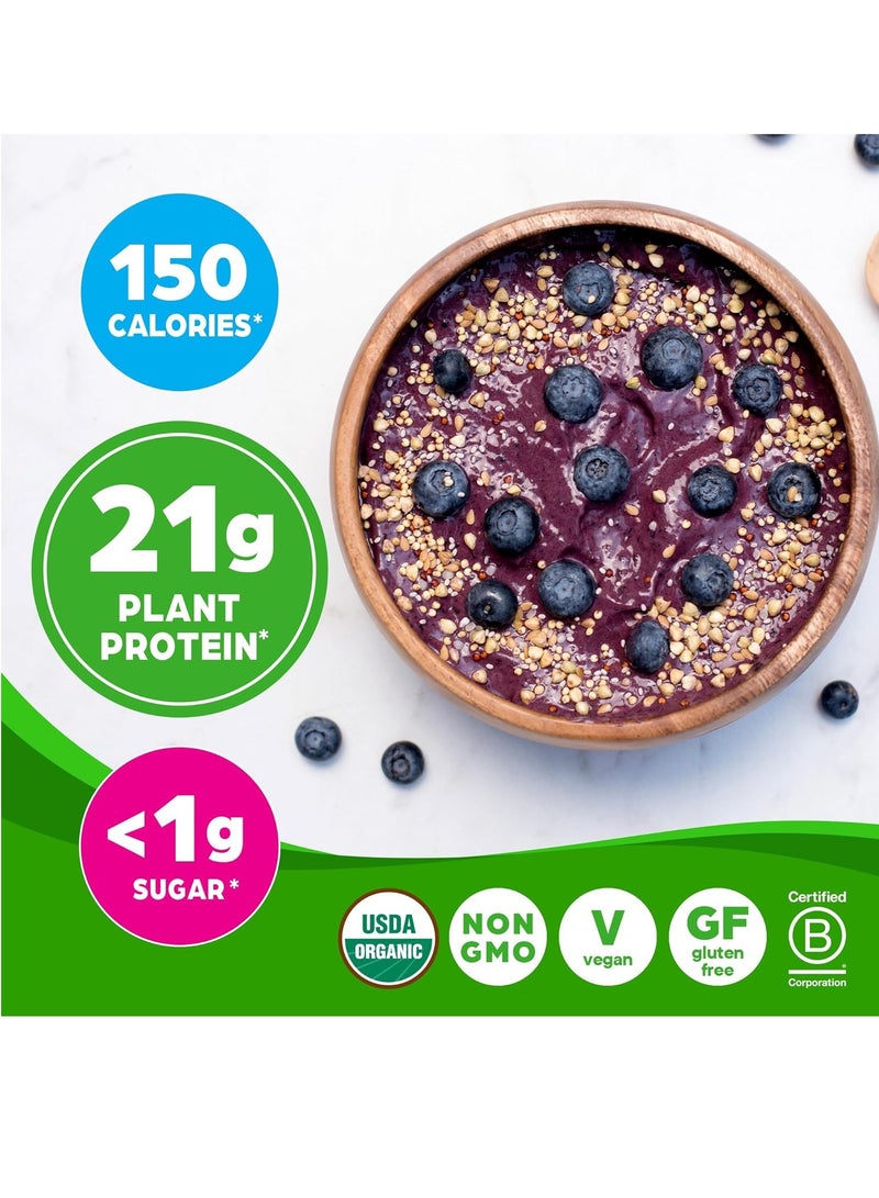 Orgain Organic Plant Protein 10 serving 1.02LB Vanilla Bean - Image 4