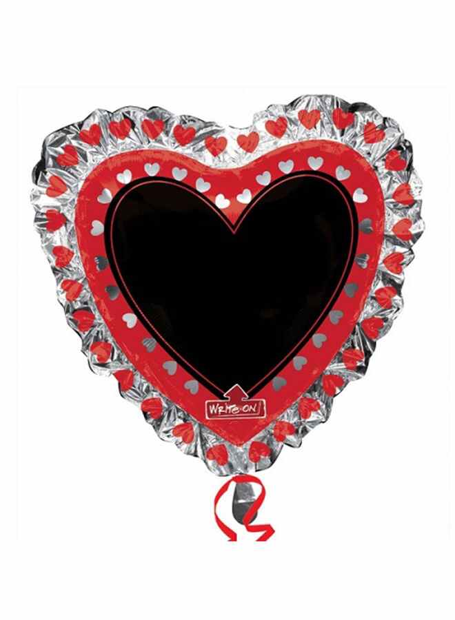 NIBEMINENT Heart Blackboard Balloon 28x28inch