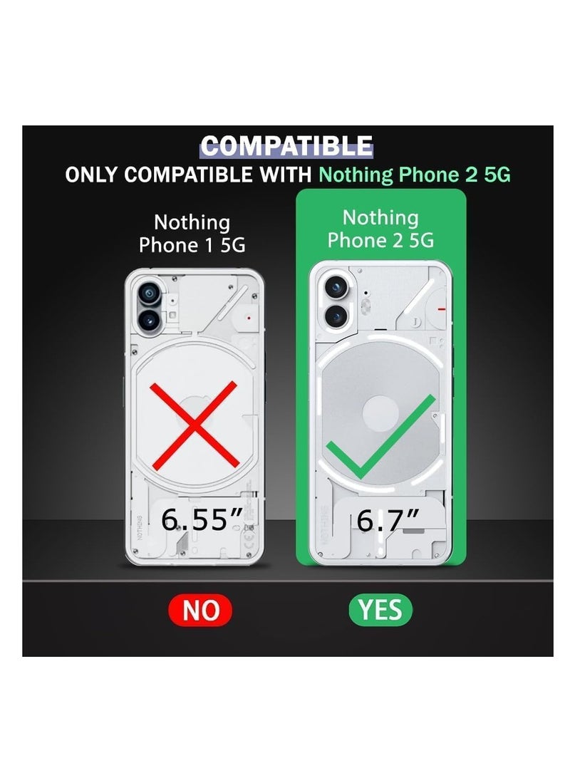 UNBLACK Compatible with Nothing Phone 2 Case With (Fram Black) - Image 2