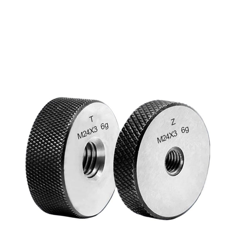 Setting Ring, 1SET Fine Thread Ring Gauge Plug Gauge Smooth Plug Gauge M7-M60 Thread Distance 1(M49X1) - Image 3