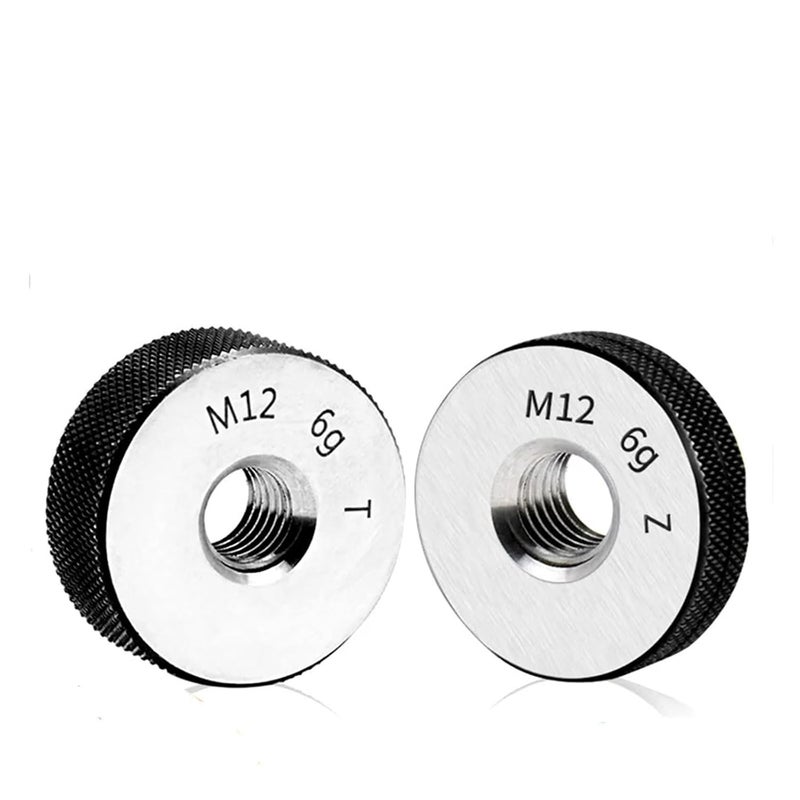 Setting Ring, 1SET Fine Thread Ring Gauge Plug Gauge Smooth Plug Gauge M7-M60 Thread Distance 1(M49X1) - Image 2