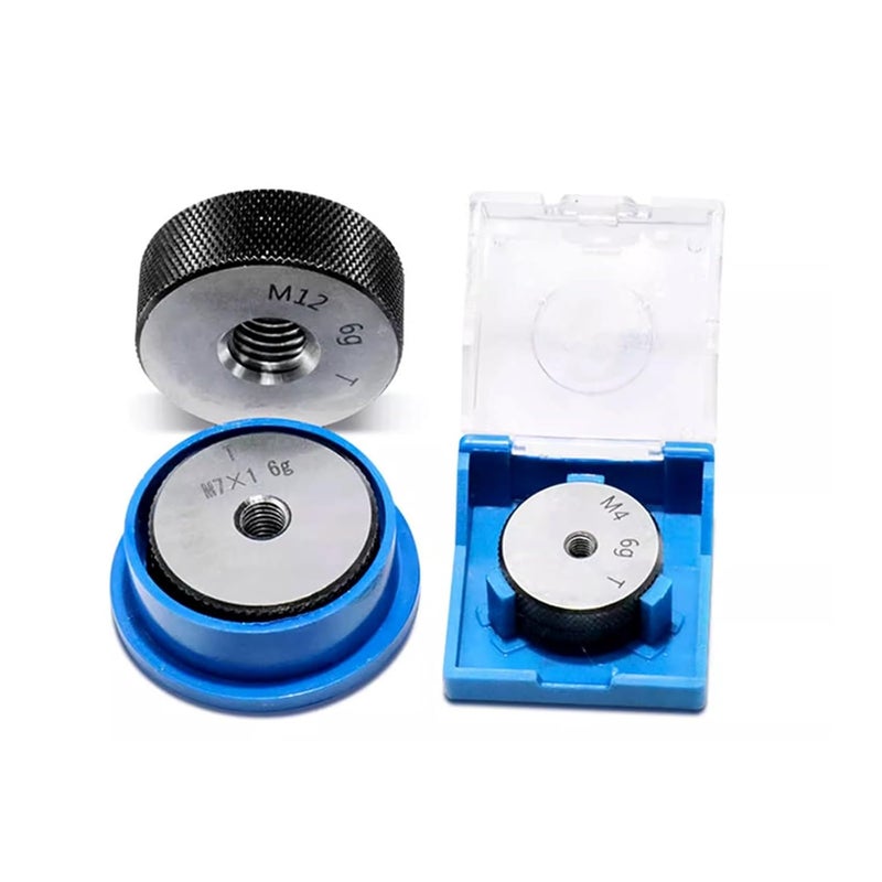 Setting Ring, 1SET Fine Thread Ring Gauge Plug Gauge Smooth Plug Gauge M7-M60 Thread Distance 1(M49X1) - Image 4