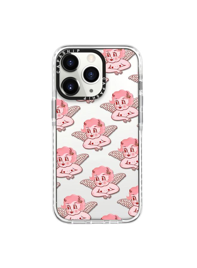 اس-توب جراب لهاتف iPhone 11 Pro Max بنمط توضيحي بسيط وغطاء كامل للهاتف - Image 1