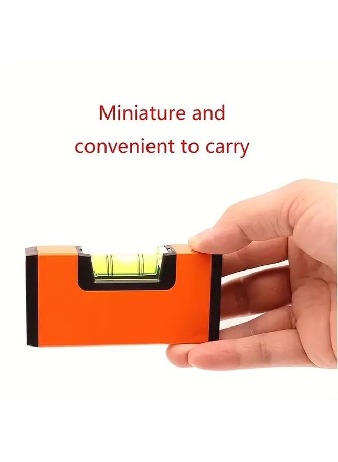 Mini Acrylic Horizontal Bubble Level 1pc For Floor Wall Alignment DIY Construction Tool - Image 5
