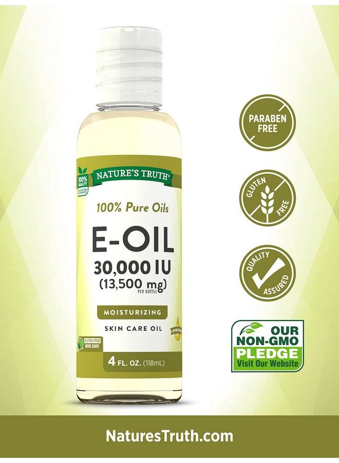 Nature's Truth Vitamin E Oil For Skin 30000 Iu | 100% Pure | 4 Oz | Lemon Scented | Gc/Ms Tested - Image 4