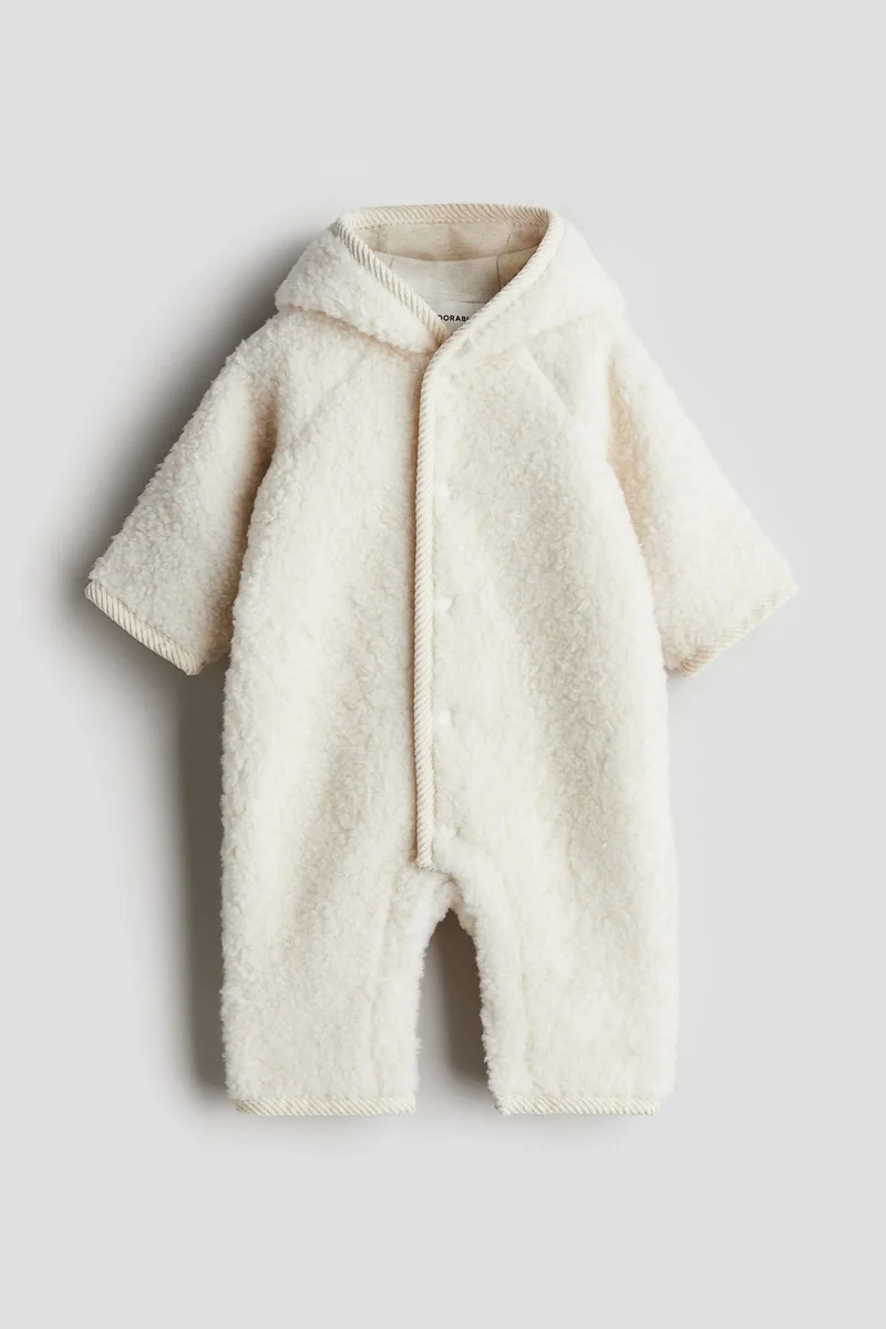 H&M Wool teddy pramsuit