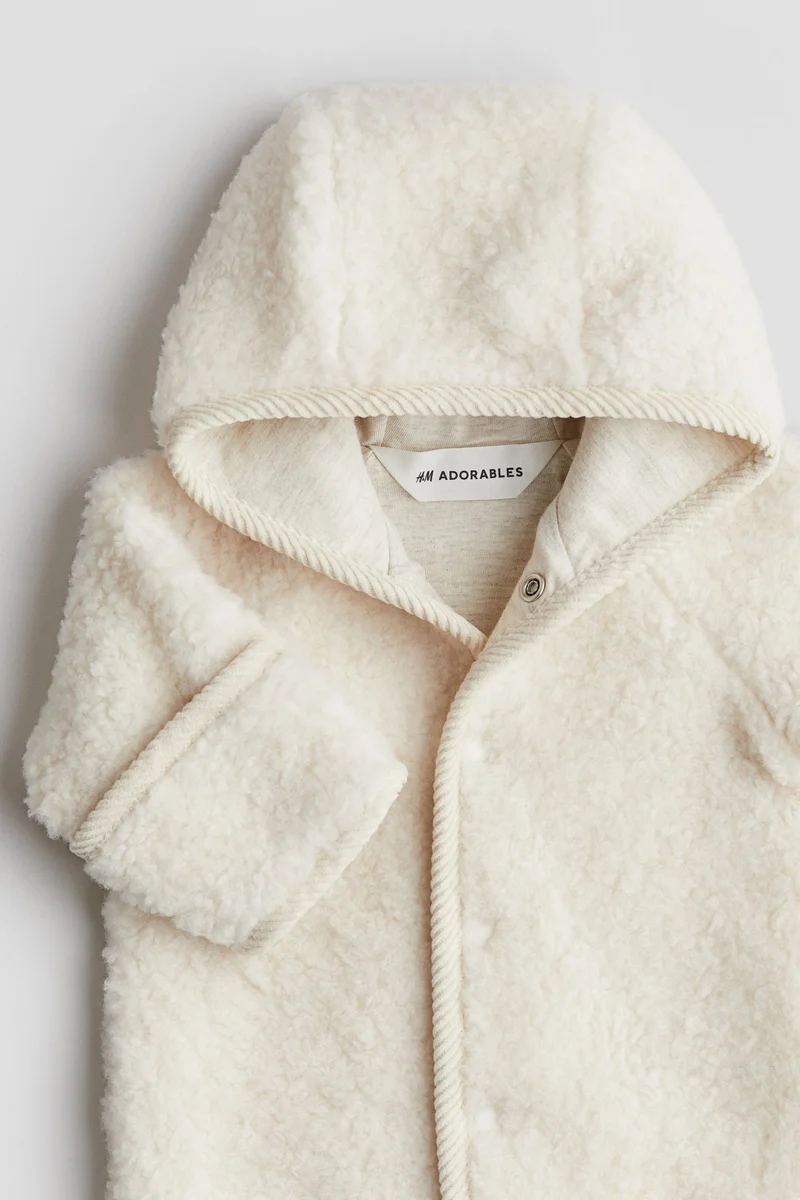 H&M Wool teddy pramsuit