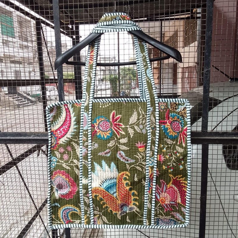 COTSILER Tote Bags Women Lightweight Travel Bag Purse Cotton Shoulder Tote Bag For Shopping Grocery & Beach Bag (Design No 26) - Image 4