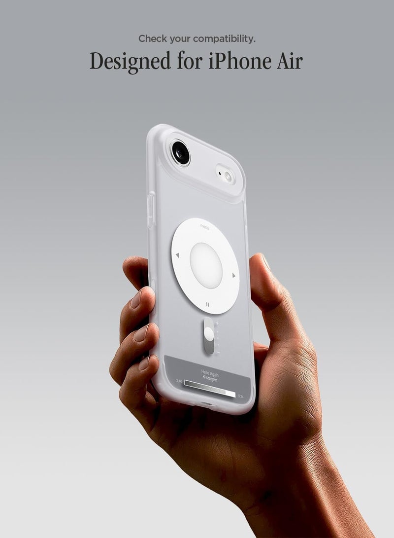 Spigen Ultra Hybrid MagFit iPhone 17 Air Case Cover with MagSafe (2025) - Classic Silver - Image 2