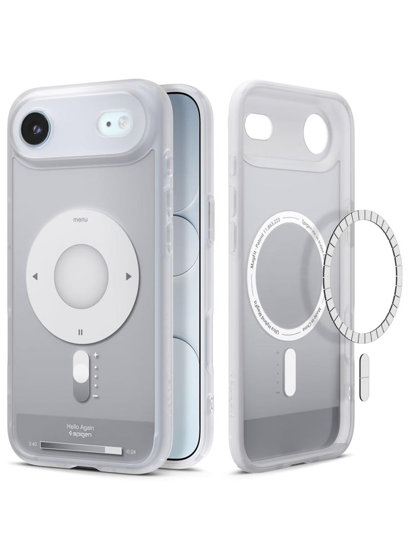 Spigen Ultra Hybrid MagFit iPhone 17 Air Case Cover with MagSafe (2025) - Classic Silver - Image 1