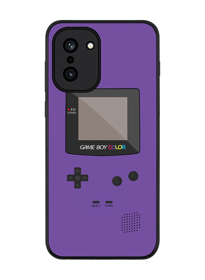 For OnePlus 15R Case,Slim fit Camera Protection, Shockproof Thin Phone cover  - Gameboy Color - Purple