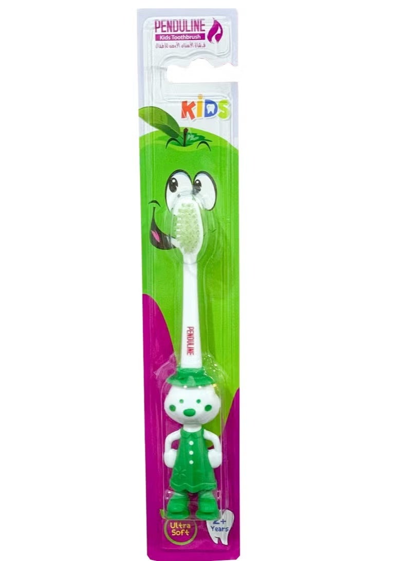 بندولين فرشاة أسنان للأطفال متعددة الألوان