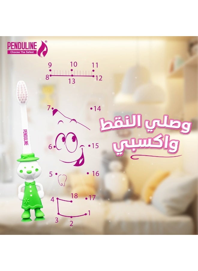Penduline Kids Toothbrush Multi-Colors Packing May Vary - Image 4