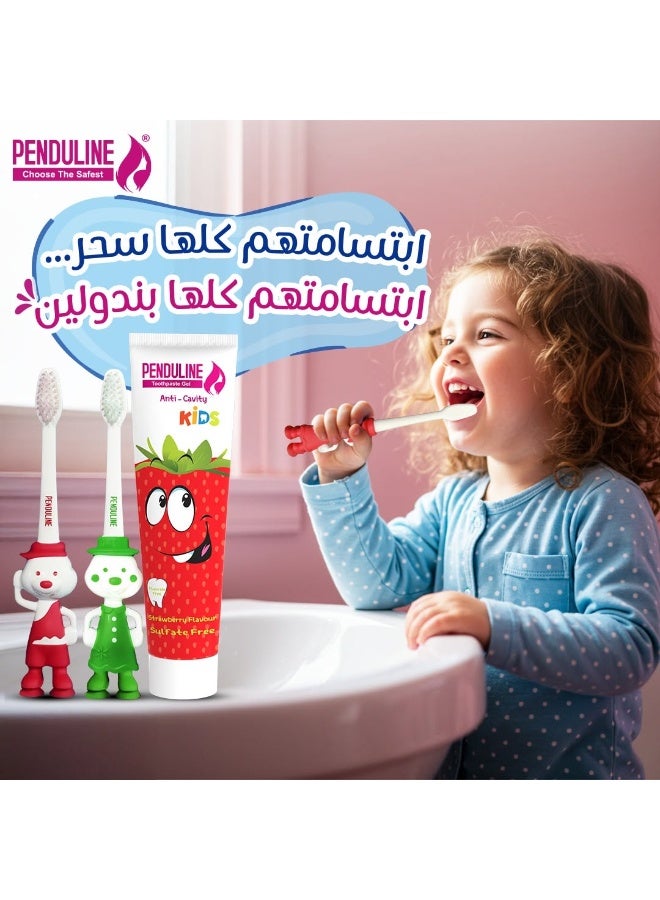Penduline Kids Toothbrush Multi-Colors Packing May Vary - Image 3