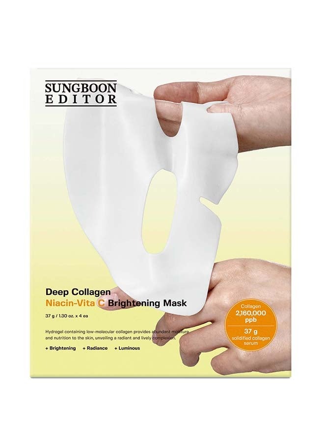 SUNGBOON EDITOR Deep Collagen Niacin Vita C Brightening Mask 37g - Image 1