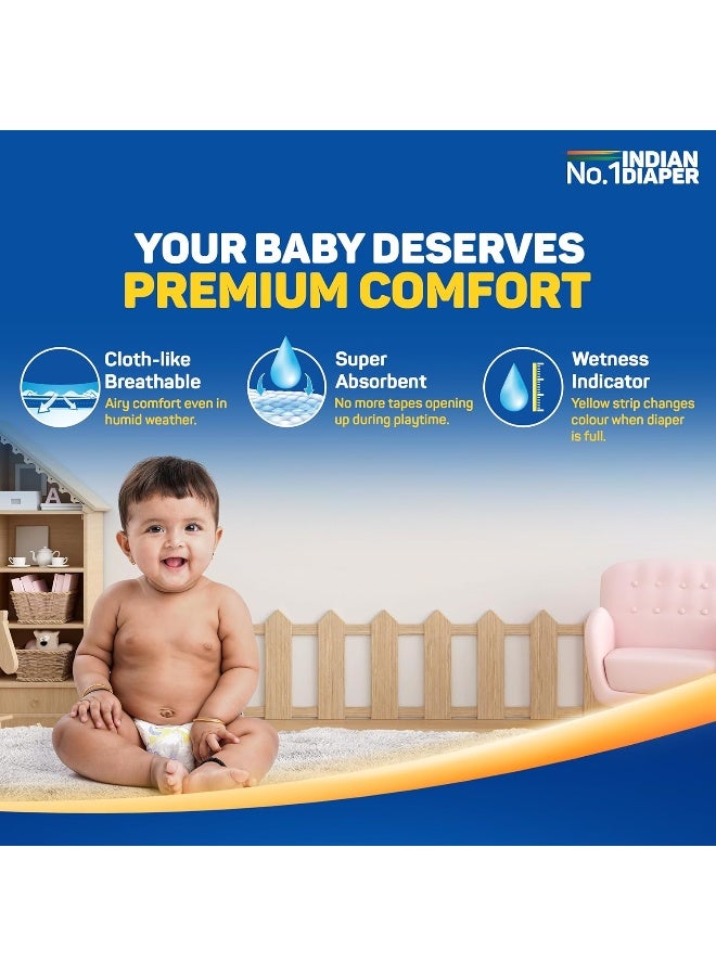 تيدي سراويل حفاضات كبيرة جدًا من تيدي بيبي، 84 قطعة (عبوة من 6 قطع)، 12-17 كجم، امتصاص طويل الأمد، مضاد للبكتيريا - Image 3