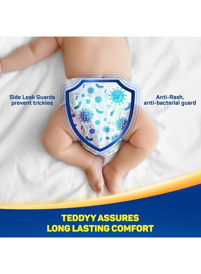 تيدي سراويل حفاضات كبيرة جدًا من تيدي بيبي، 84 قطعة (عبوة من 6 قطع)، 12-17 كجم، امتصاص طويل الأمد، مضاد للبكتيريا - Image 5