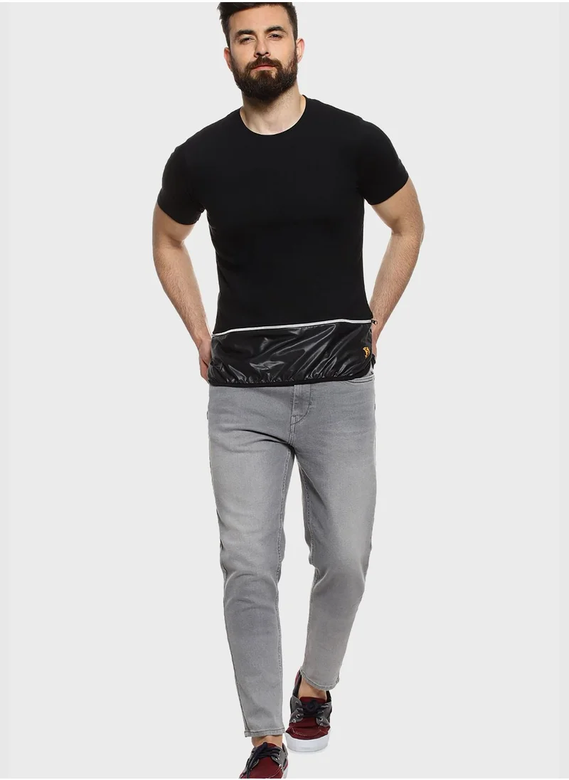 Campus Sutra Round Neck T-Shirt