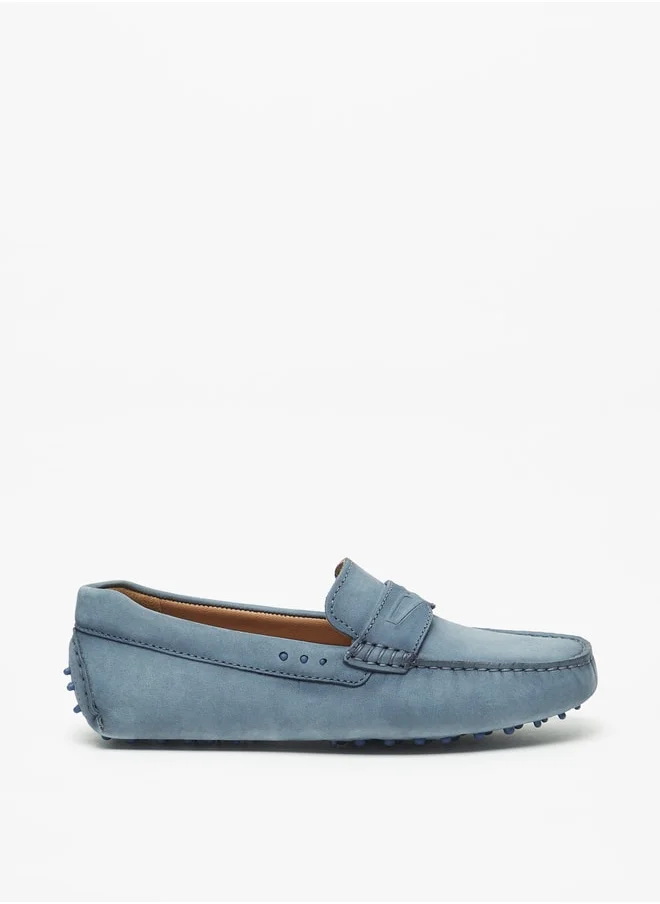 سيد دوتشيني Boys Solid Slip-On Mocassins