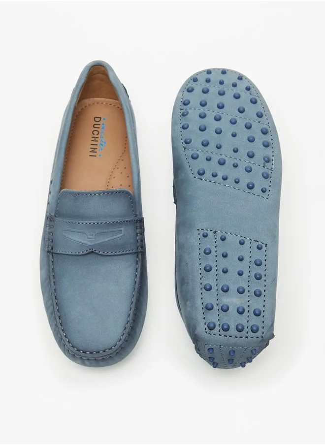 Mister Duchini Boys Solid Slip-On Mocassins
