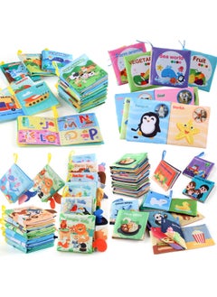 Generic Manufacturers Supply  Three-dimensional Baby Cloth Book Early Education Toys 4 Pages 8 English Palm Book Baby Cloth Book Series-Color:66529 Cloth Book 4 A Set Of Naked Bags Without Card Head-Specifications:Our Supports Labeling With Qualification Report  - Image 2