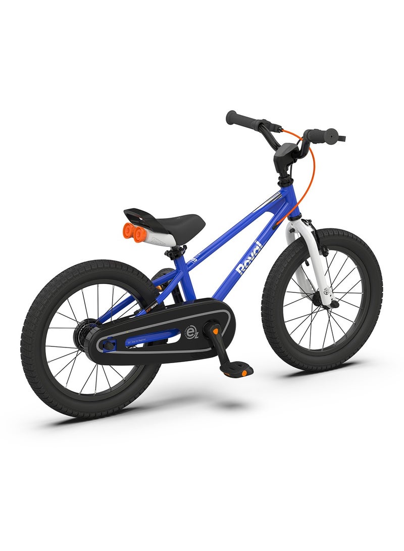 RoyalBaby 16" Kids Bike EZ Freestyle  Lightweight Beginner Balance-to-Pedal Bicycle for Boys & Girls Ages 47, Tool-Free Assembly, Sporty Metallic Design  Dark Blue (RB16-30-DBLU) - Image 3